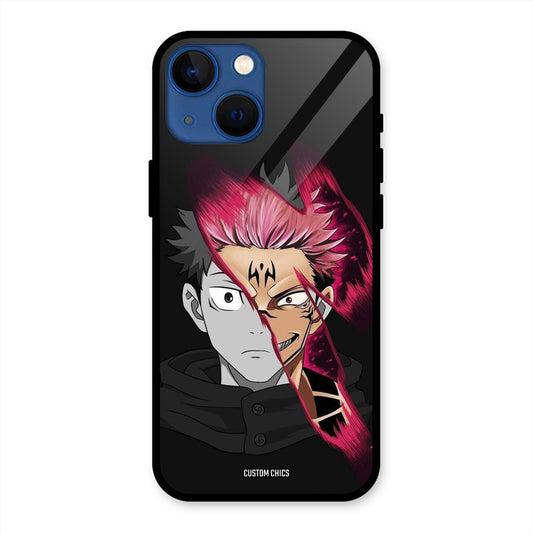 Yuzi Plus Sukuna iPhone 13 Mini Mobile Back Cover - Anime PrintShield Case