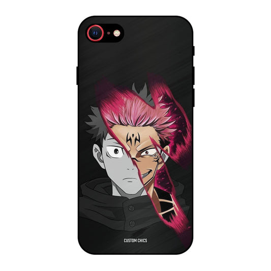 Yuzi Plus Sukuna iPhone SE 2020 Mobile Back Cover - Anime PrintShield Case