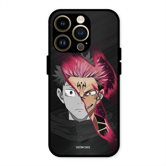 Yuzi Plus Sukuna iPhone 14 Pro Mobile Back Cover - Anime PrintShield Case
