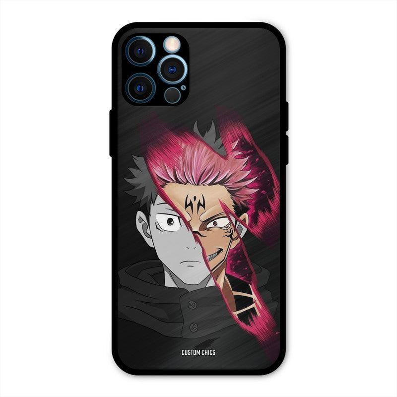 Yuzi Plus Sukuna iPhone 12 Pro Mobile Back Cover - Anime PrintShield Case