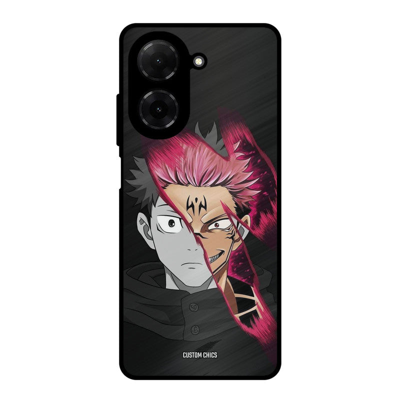 Yuzi Plus Sukuna Poco C71 Mobile Back Cover - Anime PrintShield Case