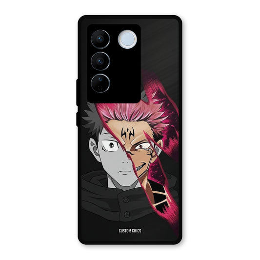 Yuzi Plus Sukuna Vivo V27 Pro Mobile Back Cover - Anime PrintShield Case