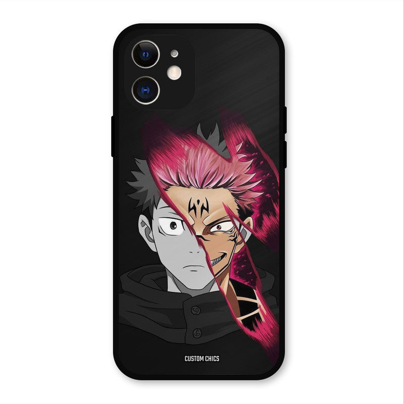 Yuzi Plus Sukuna iPhone 12 Mobile Back Cover - Anime PrintShield Case