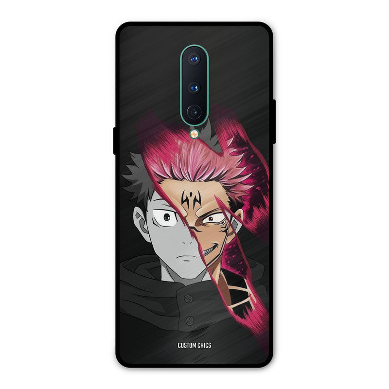 Yuzi Plus Sukuna Oneplus 8 Mobile Back Cover - Anime PrintShield Case