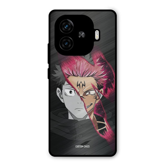 Yuzi Plus Sukuna iQoo Z9 Turbo Mobile Back Cover - Anime PrintShield Case