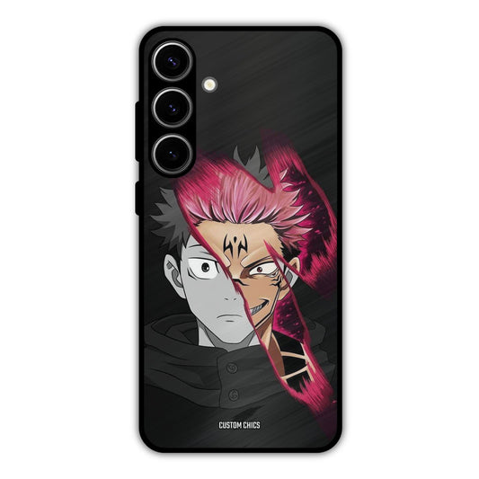 Yuzi Plus Sukuna Samsung Galaxy S24 Plus Mobile Back Cover - Anime PrintShield Case
