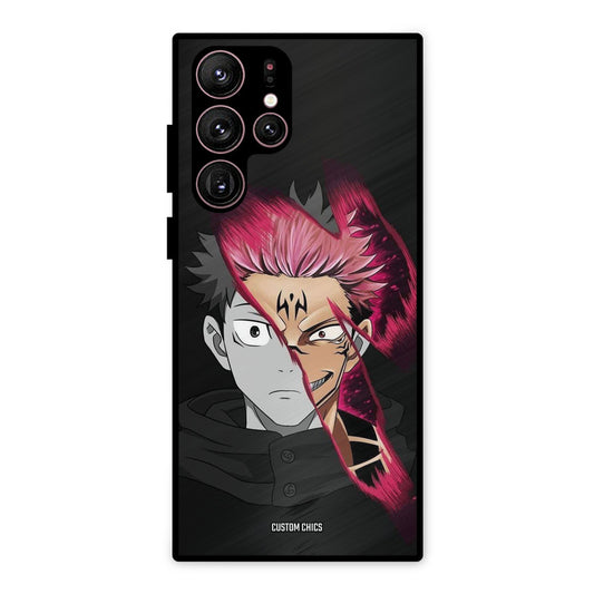 Yuzi Plus Sukuna Samsung Galaxy S22 Ultra Mobile Back Cover - Anime PrintShield Case