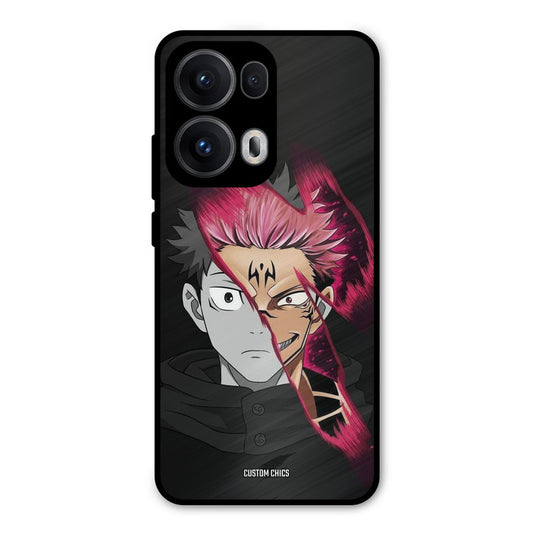 Yuzi Plus Sukuna Oppo Reno 13 Pro 5G Mobile Back Cover - Anime PrintShield Case