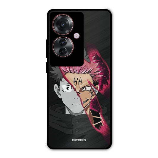 Yuzi Plus Sukuna Oppo F25 Pro Mobile Back Cover - Anime PrintShield Case