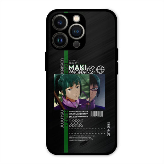 Zenin Maki iPhone 13 Pro Max Mobile Back Cover - Anime PrintShield Case