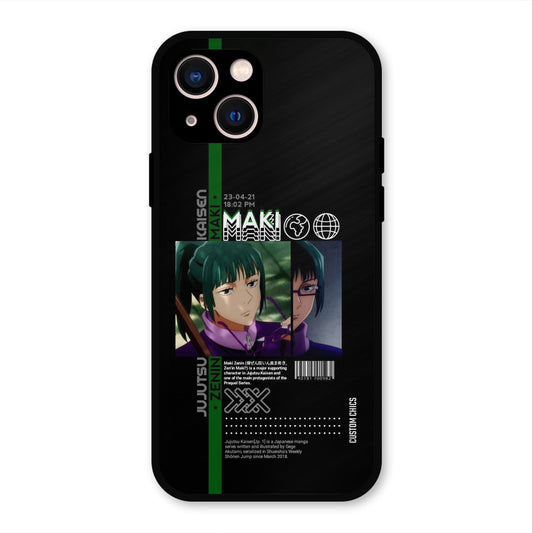Zenin Maki iPhone 13 Mobile Back Cover - Anime PrintShield Case