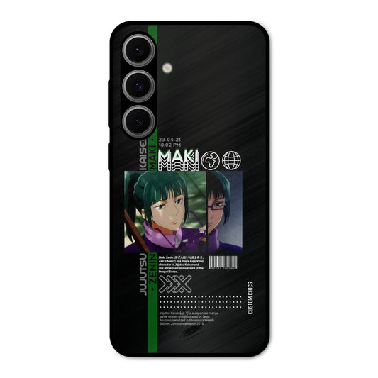 Zenin Maki Samsung Galaxy S24 FE Mobile Back Cover - Anime PrintShield Case