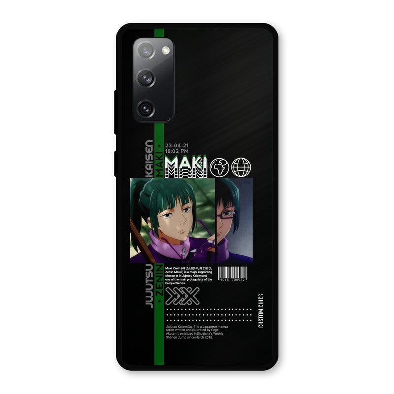Zenin Maki Samsung Galaxy S20 FE 5G Mobile Back Cover - Anime PrintShield Case