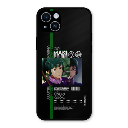 Zenin Maki iPhone 14 Mobile Back Cover - Anime PrintShield Case
