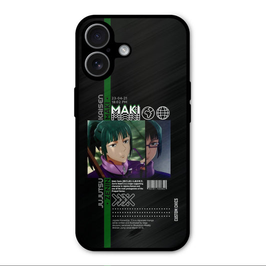 Zenin Maki iPhone 17 Mobile Back Cover - Anime PrintShield Case