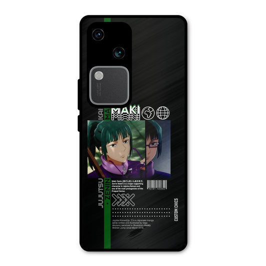 Zenin Maki Vivo V30 Mobile Back Cover - Anime PrintShield Case