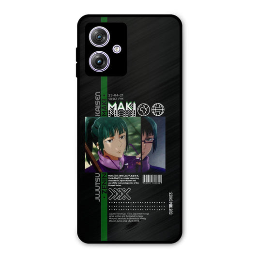 Zenin Maki Moto G54 Mobile Back Cover - Anime PrintShield Case