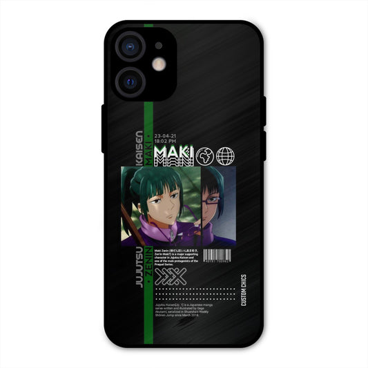 Zenin Maki iPhone 12 Mini Mobile Back Cover - Anime PrintShield Case