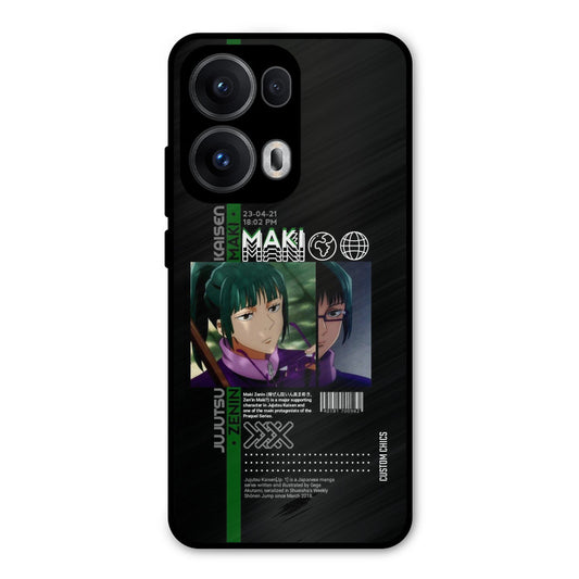 Zenin Maki Oppo Reno 13 Pro 5G Mobile Back Cover - Anime PrintShield Case
