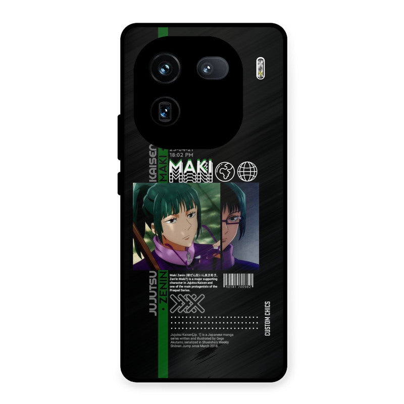Zenin Maki iQOO 12 Mobile Back Cover - Anime PrintShield Case