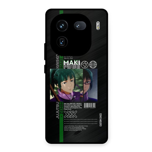 Zenin Maki iQOO 12 Mobile Back Cover - Anime PrintShield Case