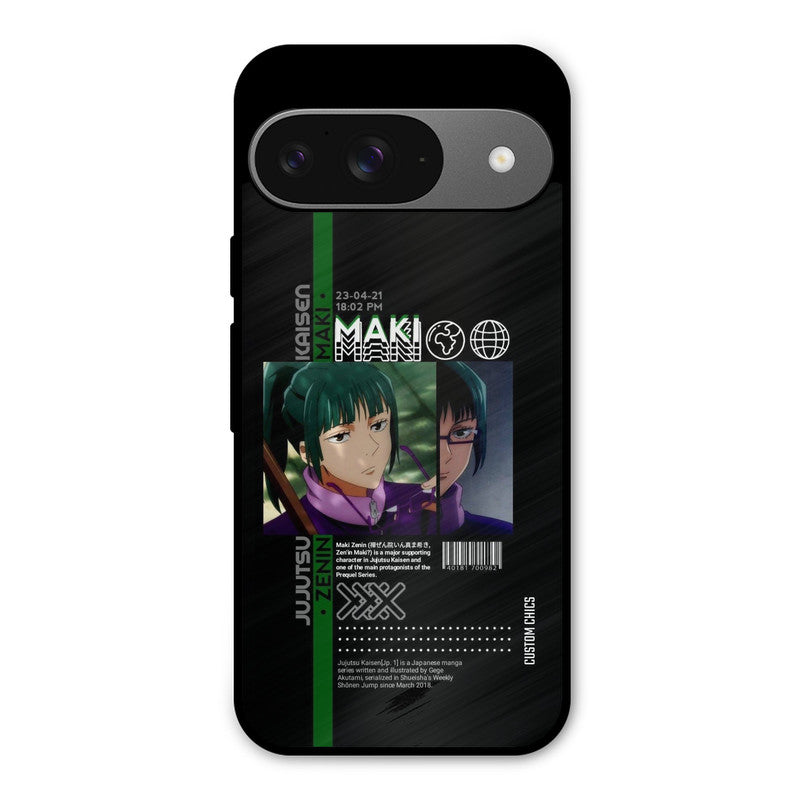 Zenin Maki Google Pixel 9 Mobile Back Cover - Anime PrintShield Case