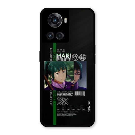 Zenin Maki OnePlus 10R Mobile Back Cover - Anime PrintShield Case