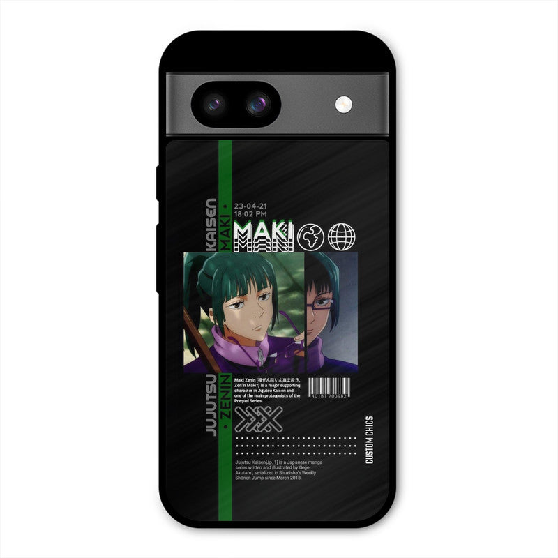 Zenin Maki Google Pixel 8a Mobile Back Cover - Anime PrintShield Case