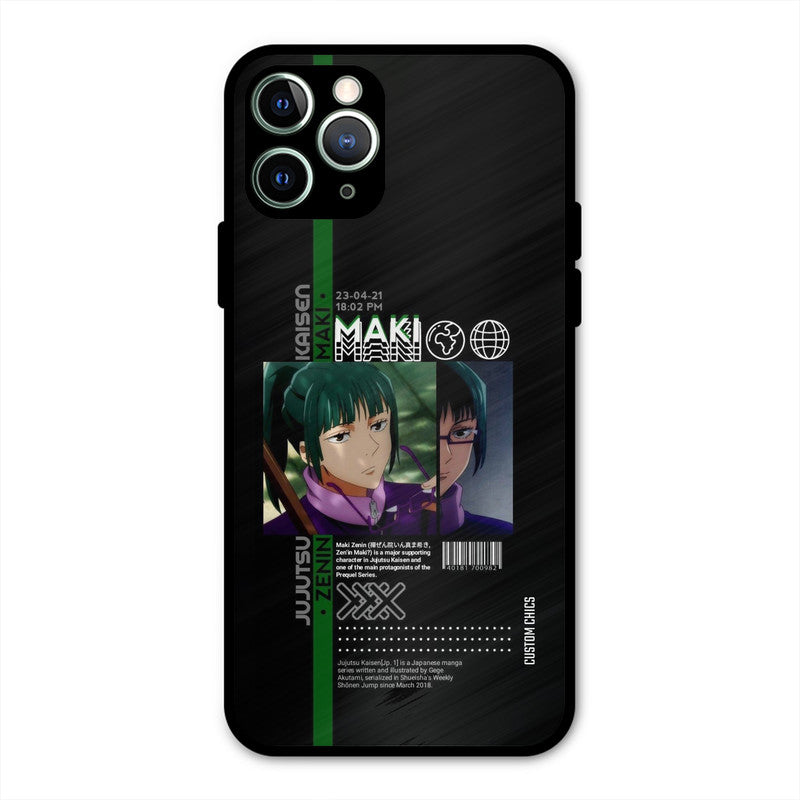 Zenin Maki iPhone 11 Pro Max Mobile Back Cover - Anime PrintShield Case
