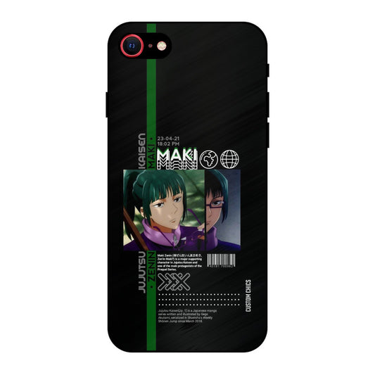 Zenin Maki iPhone SE 2020 Mobile Back Cover - Anime PrintShield Case