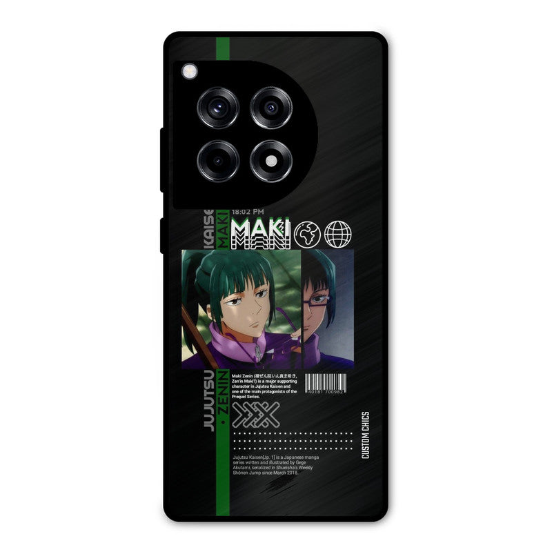 Zenin Maki OnePlus 12R Mobile Back Cover - Anime PrintShield Case