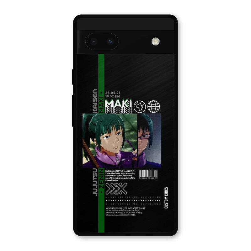 Zenin Maki Google Pixel 6a Mobile Back Cover - Anime PrintShield Case