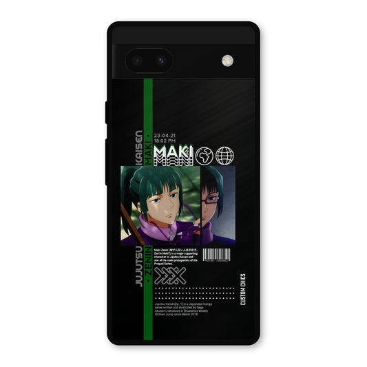 Zenin Maki Google Pixel 6a Mobile Back Cover - Anime PrintShield Case