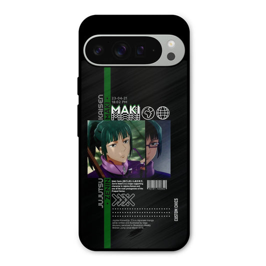 Zenin Maki Google Pixel 9 Pro XL Mobile Back Cover - Anime PrintShield Case