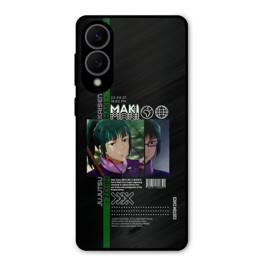 Zenin Maki Samsung Galaxy S25 Edge Mobile Back Cover - Anime PrintShield Case