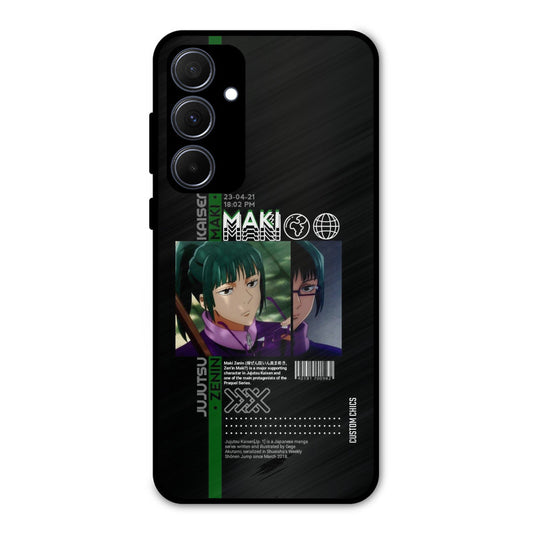 Zenin Maki Samsung Galaxy A35 5G Mobile Back Cover - Anime PrintShield Case