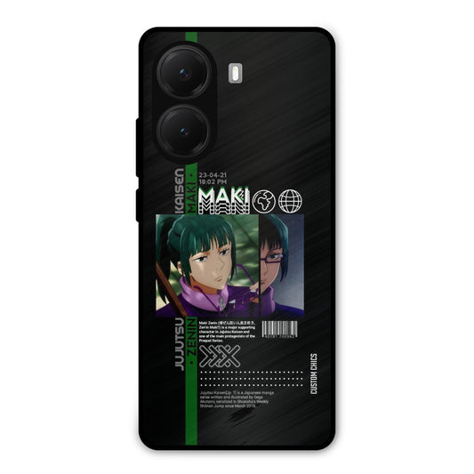 Zenin Maki Poco X7 Pro Mobile Back Cover - Anime PrintShield Case