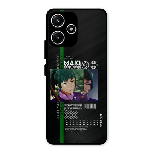 Zenin Maki Redmi 12 5G Mobile Back Cover - Anime PrintShield Case