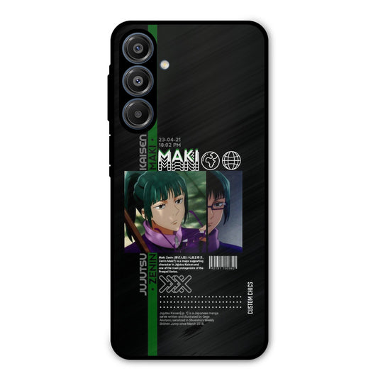 Zenin Maki Samsung Galaxy A16 5G Mobile Back Cover - Anime PrintShield Case