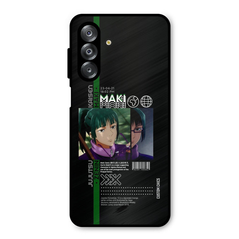 Zenin Maki Samsung Galaxy A17 Mobile Back Cover - Anime PrintShield Case