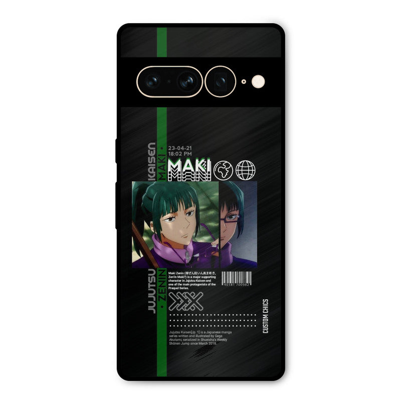 Zenin Maki Google Pixel 7 Pro Mobile Back Cover - Anime PrintShield Case