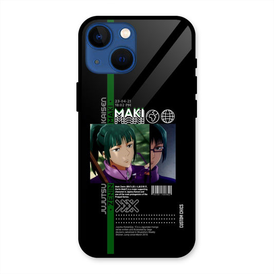 Zenin Maki iPhone 13 Mini Mobile Back Cover - Anime PrintShield Case