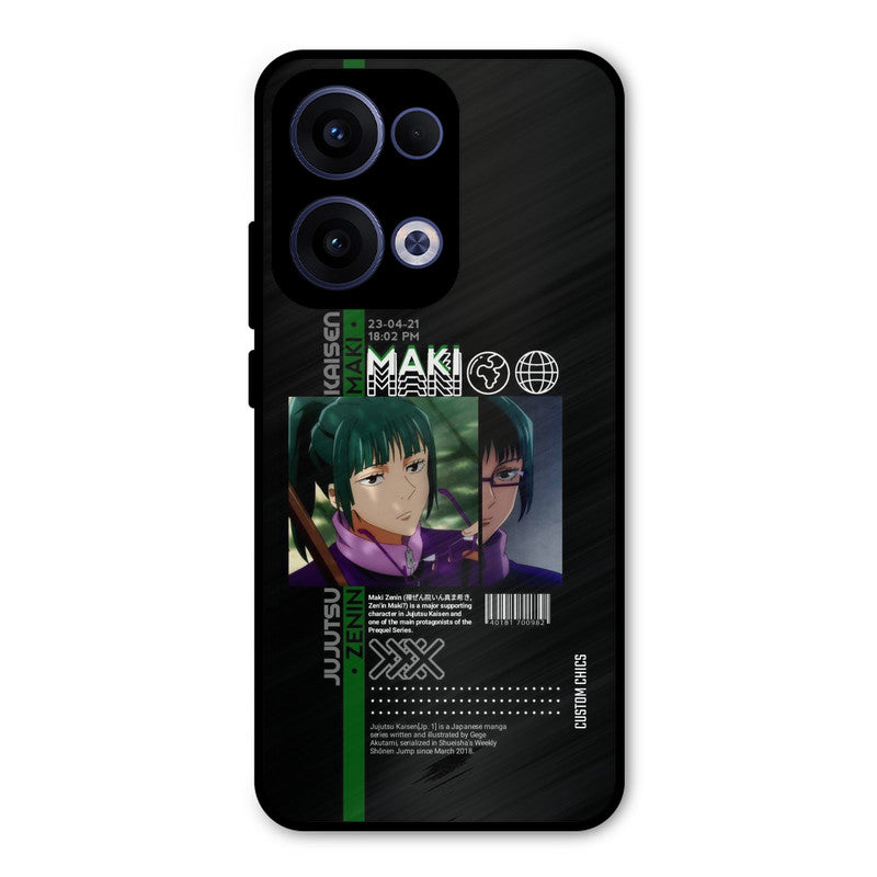Zenin Maki Oppo Reno 13 5G Mobile Back Cover - Anime PrintShield Case