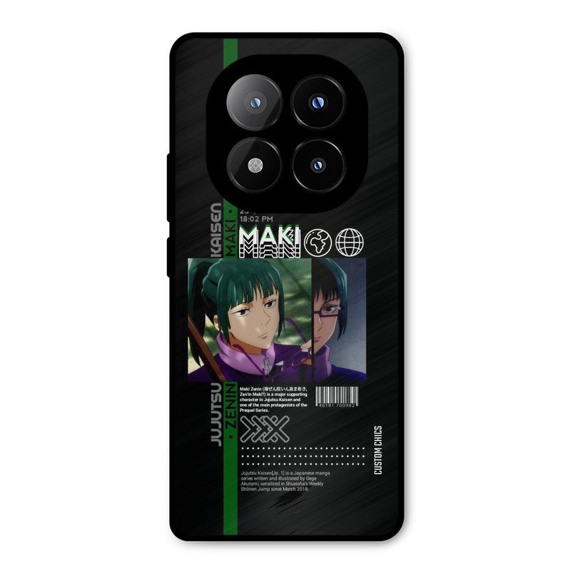 Zenin Maki Redmi Note 14 Pro Plus 5G Mobile Back Cover - Anime PrintShield Case