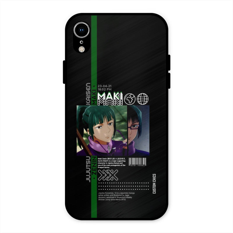 Zenin Maki iPhone XR Mobile Back Cover - Anime PrintShield Case