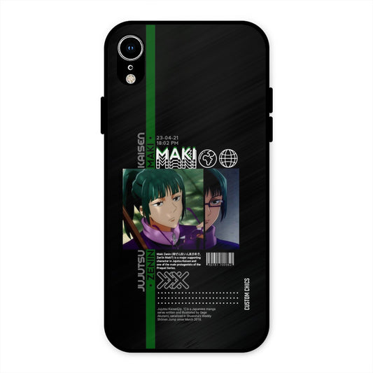 Zenin Maki iPhone XR Mobile Back Cover - Anime PrintShield Case