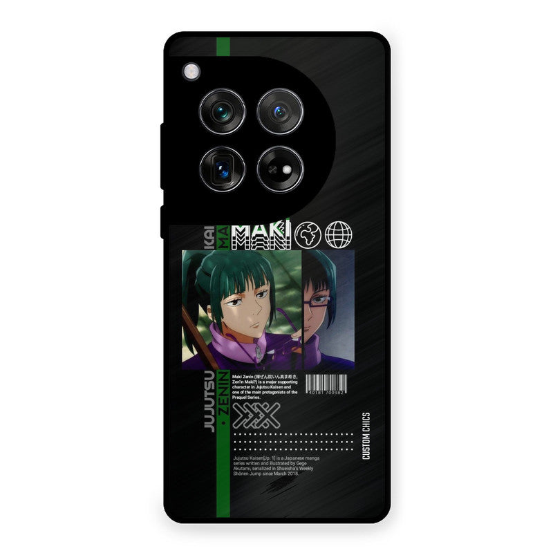 Zenin Maki OnePlus 12 Mobile Back Cover - Anime PrintShield Case
