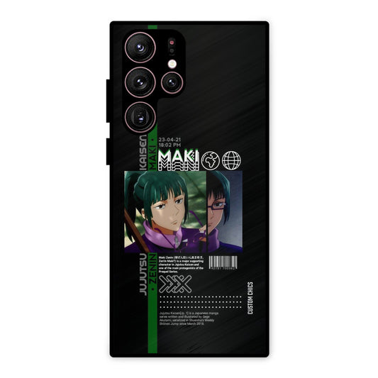 Zenin Maki Samsung Galaxy S22 Ultra Mobile Back Cover - Anime PrintShield Case