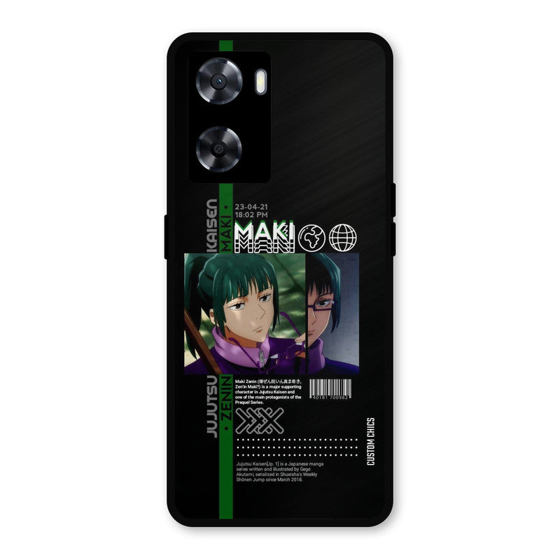 Zenin Maki Oppo A57 2022 Mobile Back Cover - Anime PrintShield Case