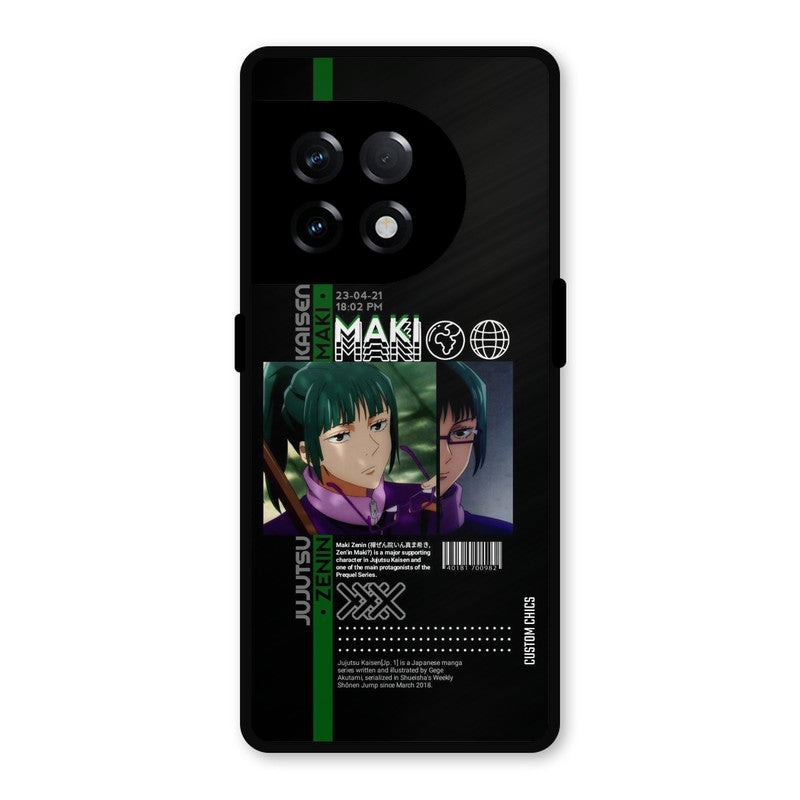 Zenin Maki OnePlus 11R Mobile Back Cover - Anime PrintShield Case